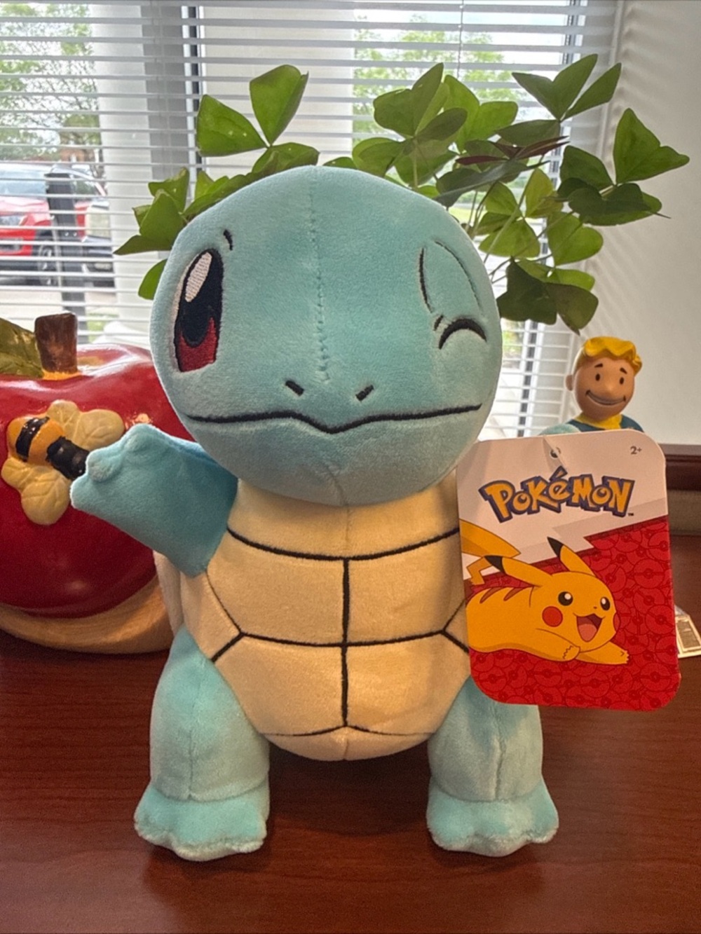 Pokémon Squirtle Plush - Light Blue & Cream